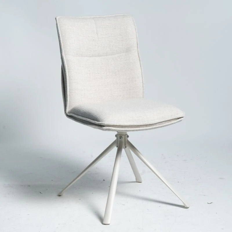 Beige Desk Chair Without Armrest Backrest With Stitching best