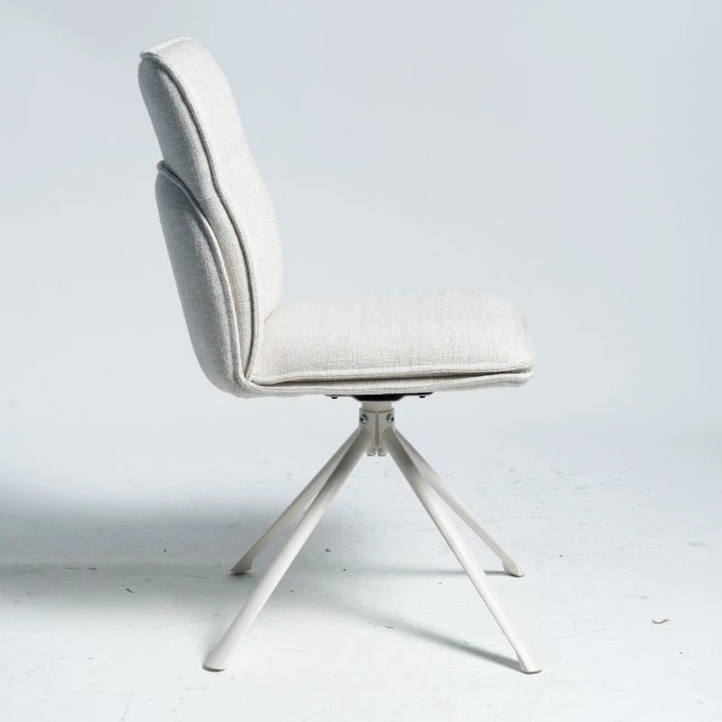 Beige Desk Chair Without Armrest Backrest With Stitching suppliers